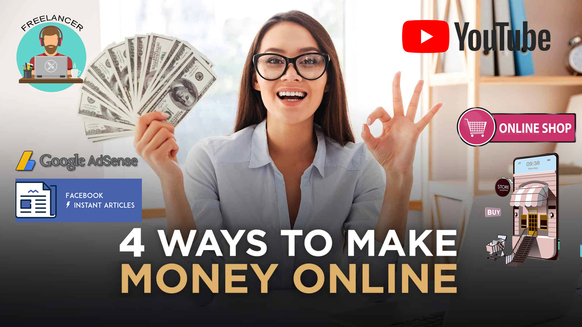 4 ways to make money online – get money online – online jobs