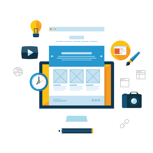 Professional web design showcase